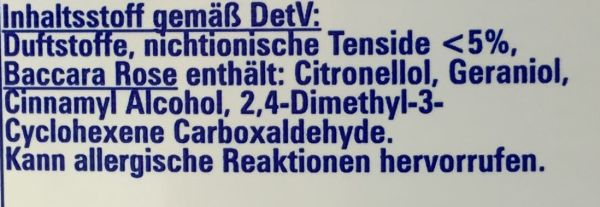 Wäscheduft Plus Baccara Rose XXL 750ml